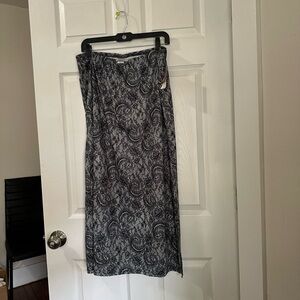 Fashion Bug Black Lace Pencil Skirt